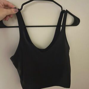 lululemon athletica Black Crop Top. Align top